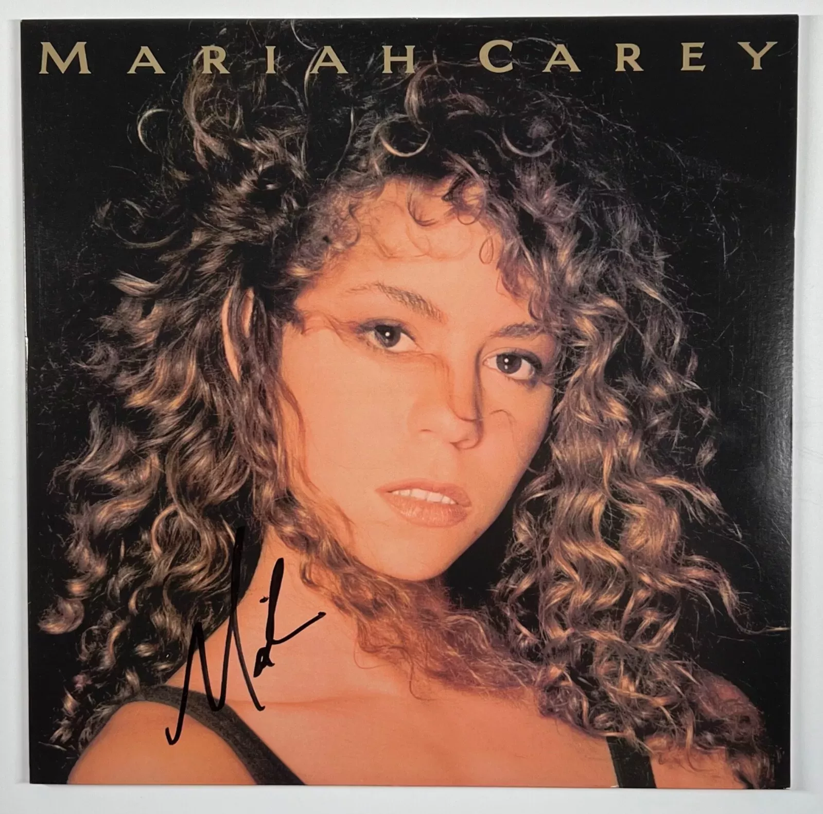 Mariah Carey JSA Signed Autograph Album Vinyl Record Debut