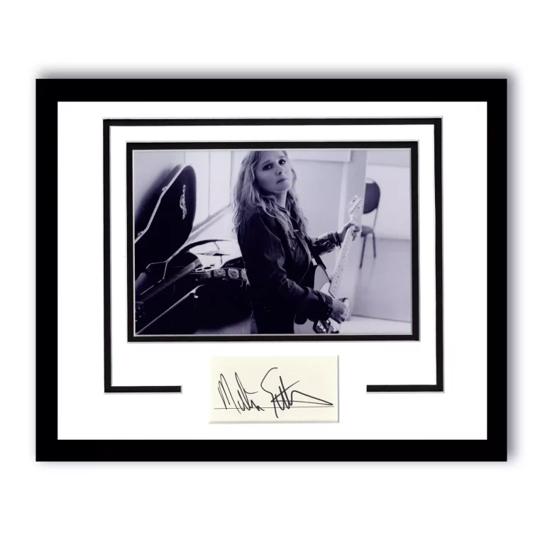 MELISSA ETHERIDGE “BRAVE AND CRAZY” AUTOGRAPH SIGNED FRAMED 11×14 DISPLAY C ACOA COLLECTIBLE MEMORABILIA