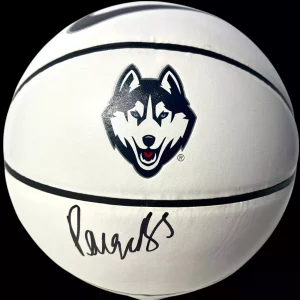 PAIGE BUECKERS SIGNED AUTOGRAPHED UCONN HUSKIES NIKE LOGO BASKETBALL JSA