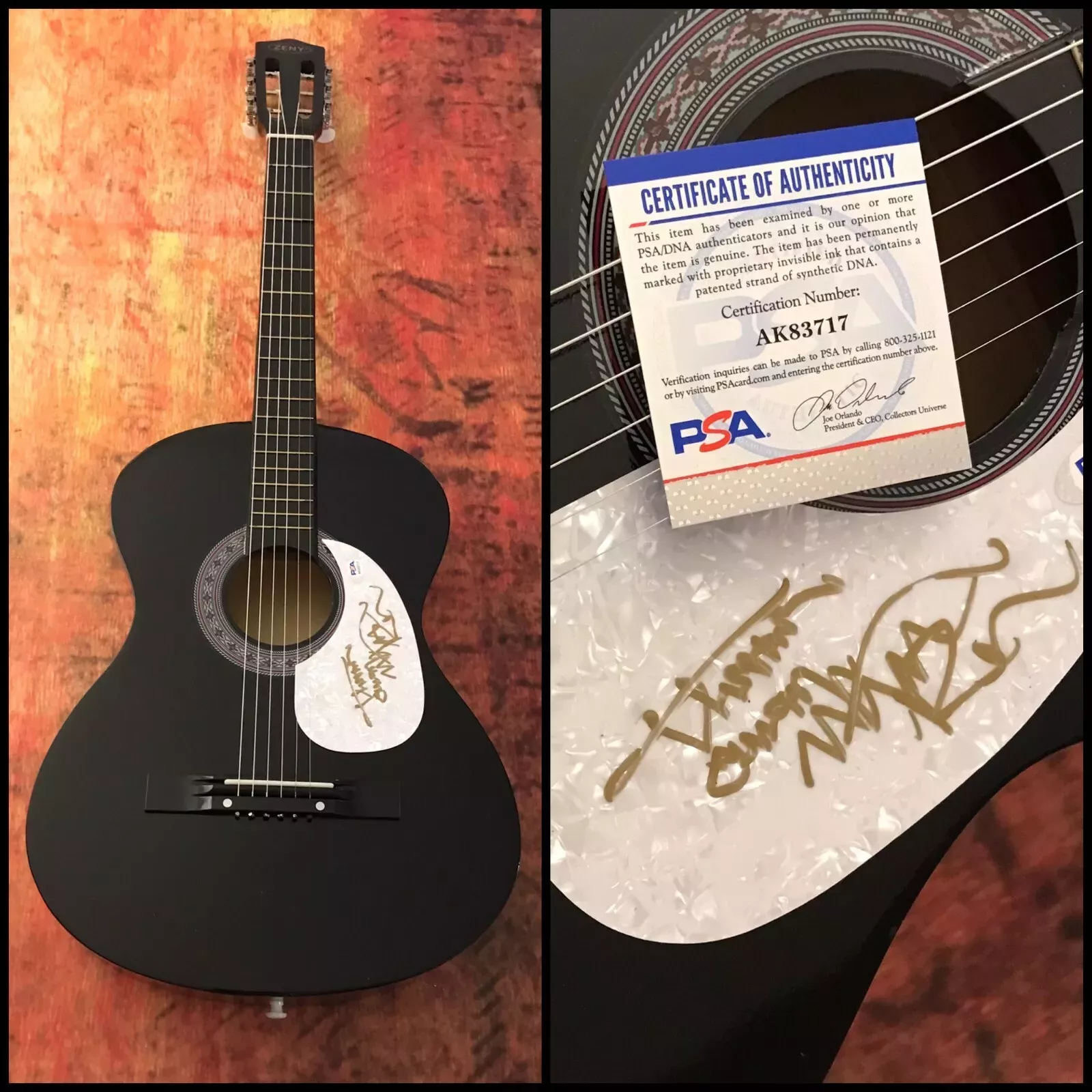 PSA Jenny Take a Ride * MITCH RYDER * Signed Acoustic Guitar M4 COA
Opens in a new window or tab
