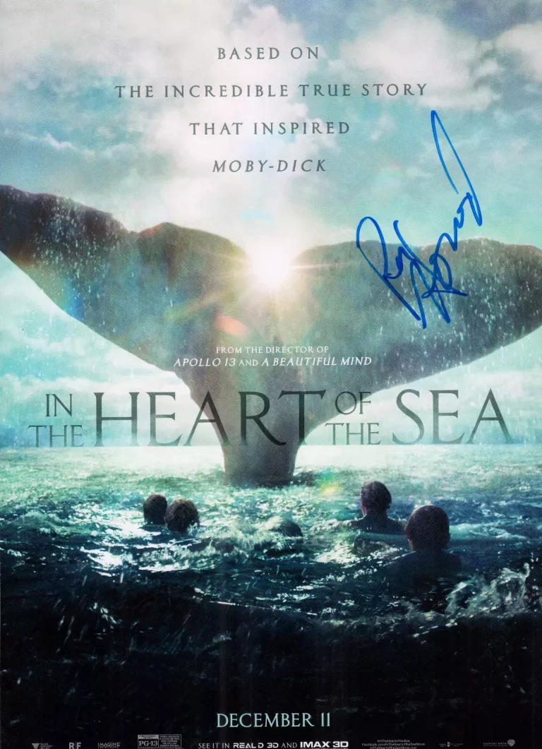 RON HOWARD SIGNED 12×18 POSTER W/COA AUTHENTIC IN THE HEART OF THE SEA #1  COLLECTIBLE MEMORABILIA