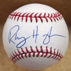 RYNE HUGHES BALTIMORE ORIOLES SIGNED AUTOGRAPHED M.L.BASEBALL W/COA
