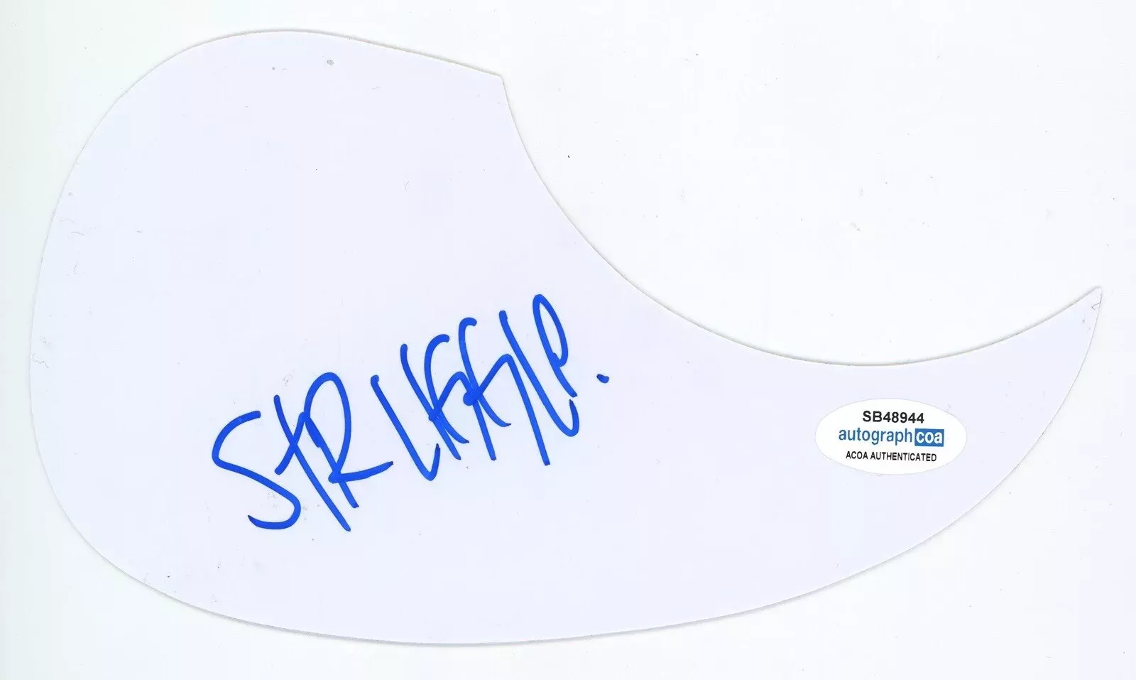STRUGGLE JENNINGS COUNTRY RAP SIGNED AUTOGRAPH ACOUSTIC PICKGUARD ACOA COA
