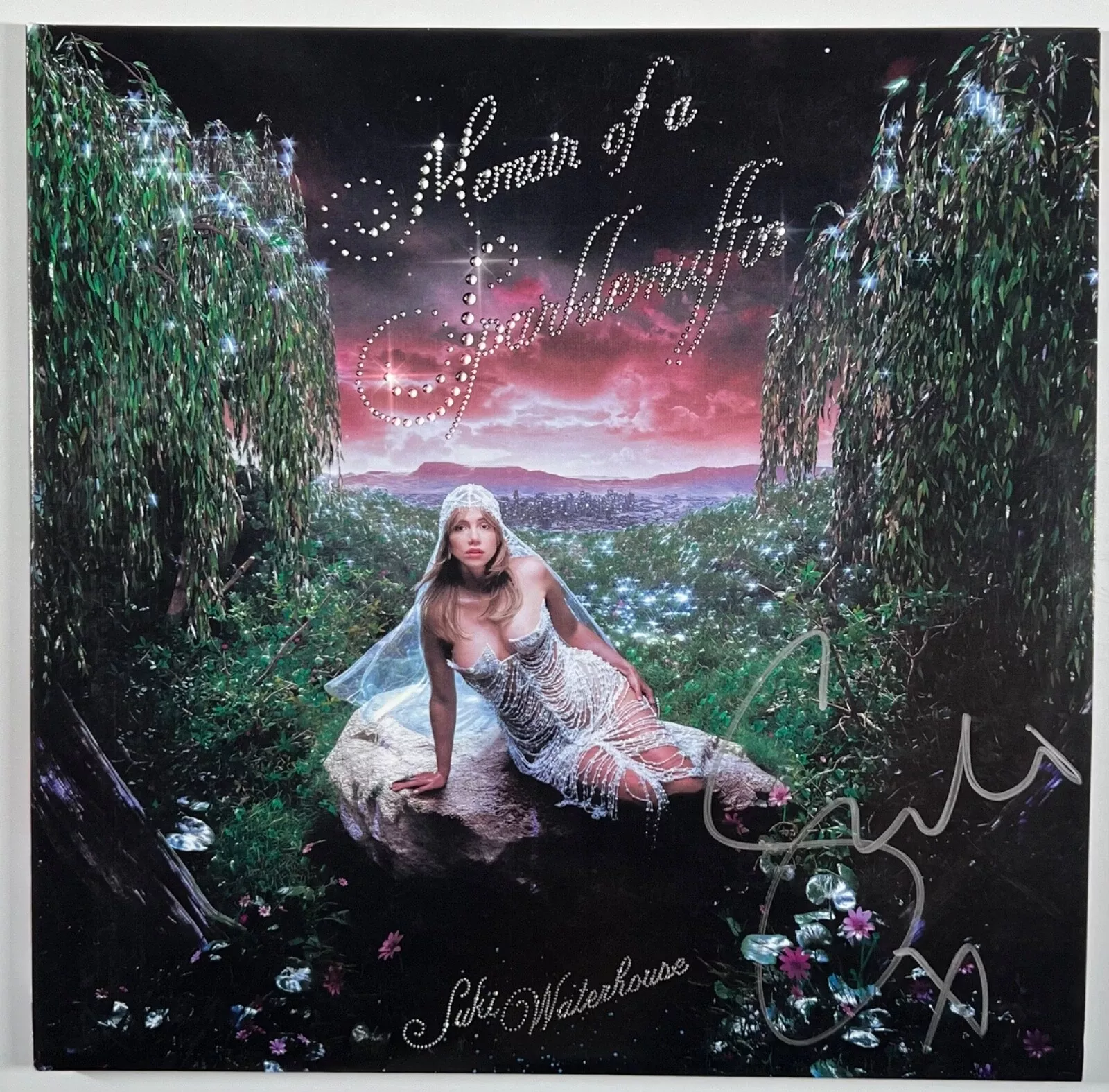 Suki Waterhouse JSA Signed Autograph Album Vinyl Record Memoir Of A Sparklemuff