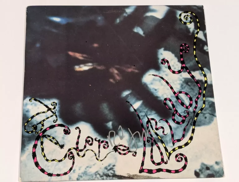 THE CURE ROBERT SMITH SIGNED AUTOGRAPHED “LULLABY” LP EP RECORD BECKETT (BAS) COLLECTIBLE MEMORABILIA