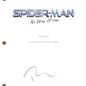 Tobey Maguire “Spider-Man: No Way Home” Signed Movie Script Screenplay ACOA COA