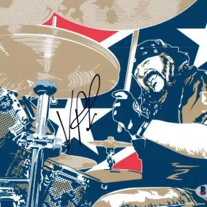Vinnie Paul Signed Autograph 8x10 Photo PANTERA & HELLYEAH Drummer Beckett COA