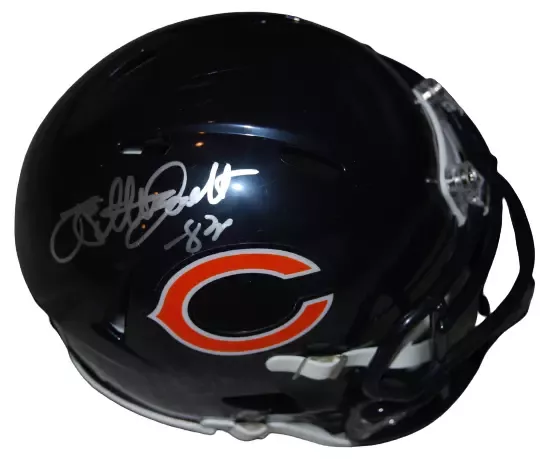 WILLIE GAULT signed (CHICAGO BEARS) mini football helmet BECKETT BAS BG93571