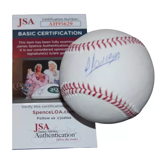YOAN MONCADA signed (CHICAGO WHITE SOX) OML baseball JSA AUTHENTIC COA AH95629