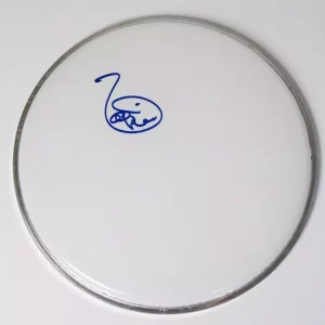 ZAKIR HUSSAIN Signed Autograph Auto 10" Drumhead Drum Head JSA