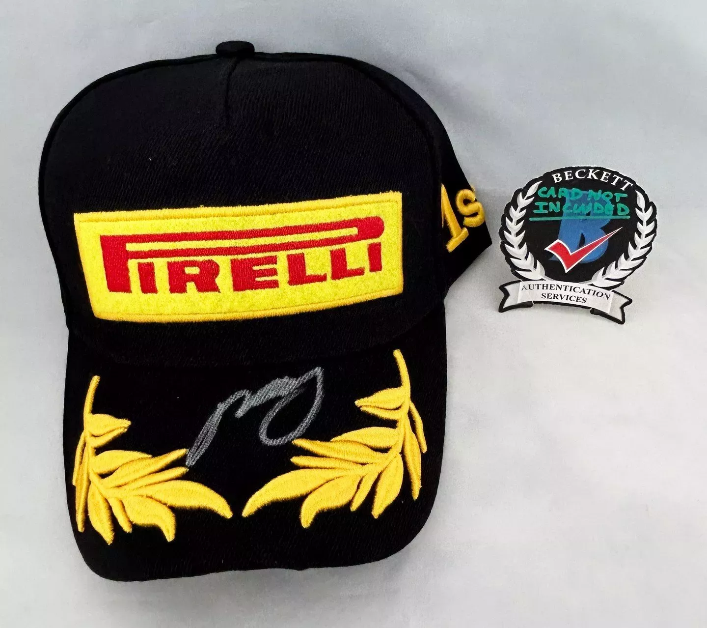 Zhou Guanyu Signed Hat Pirelli Stake Alfa Romeo Formula 1 Beckett BAS COA