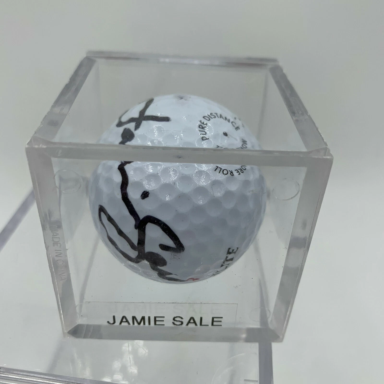 Jamie Sale Olympics Signed Autographed Golf Ball PGA With JSA COA