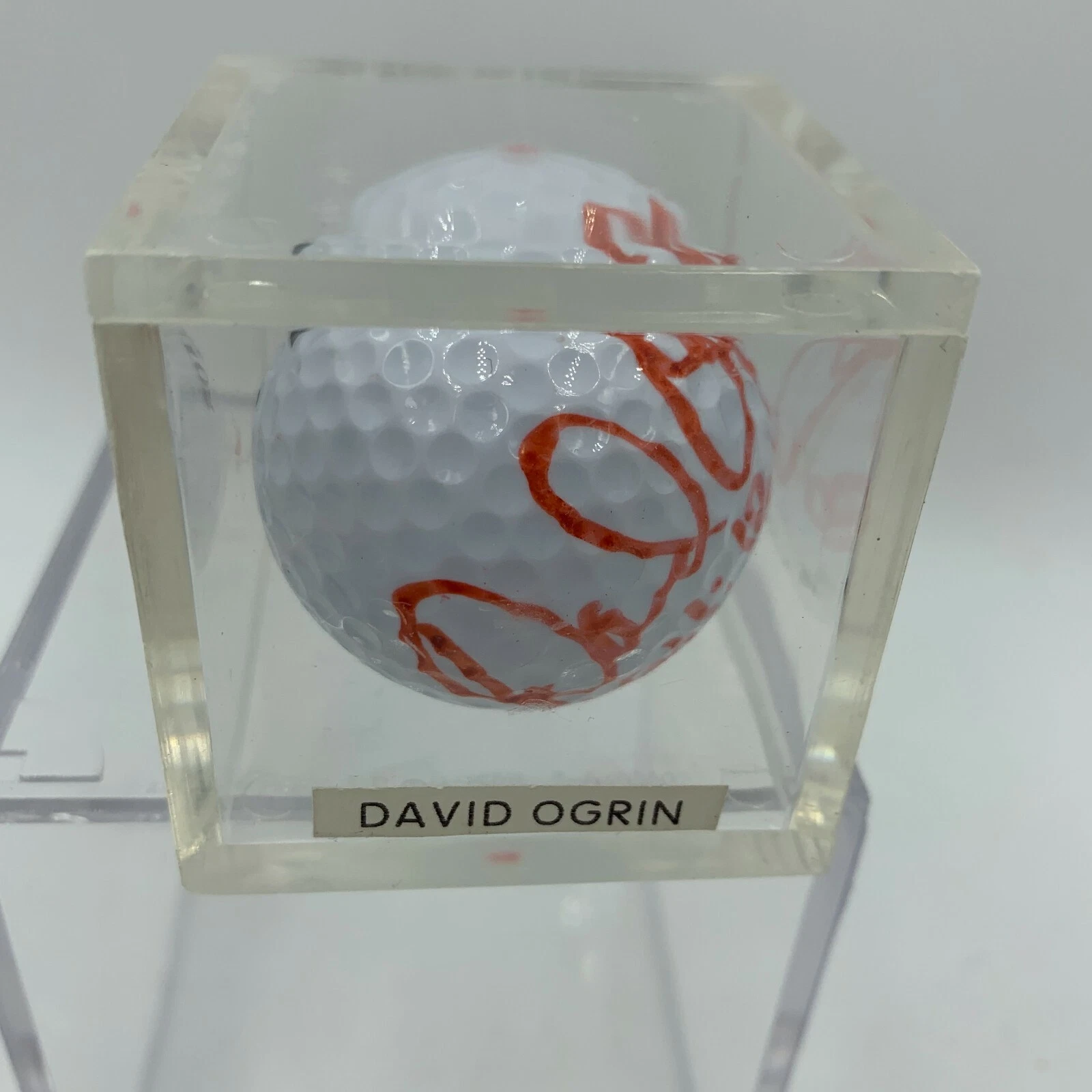 David Ogrin Signed Autographed Golf Ball PGA With JSA COA