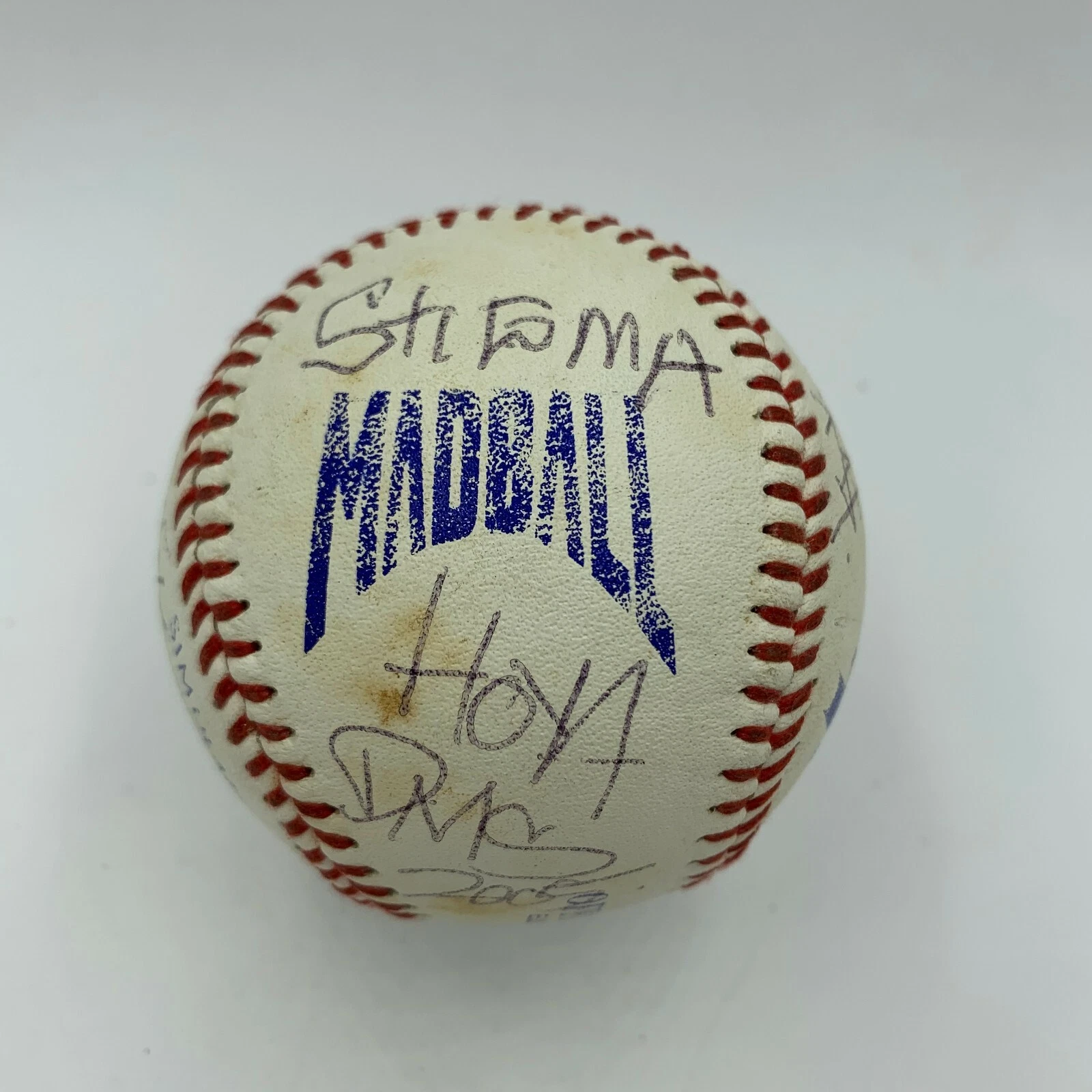 Madball Band Multi Signed Autographed Baseball 7 Sigs With JSA COA