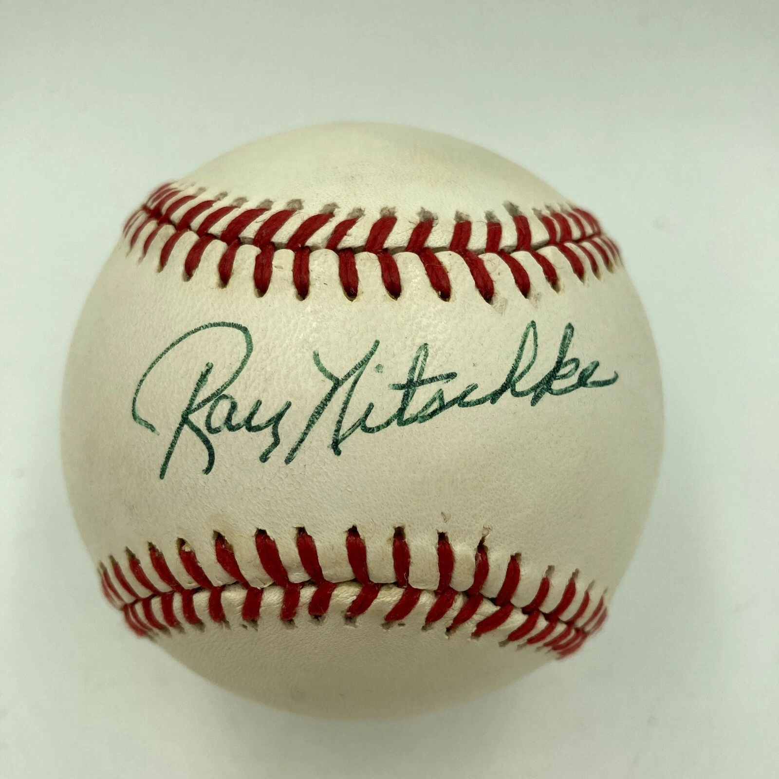 Ray Nitschke Signed Autographed Official National League Baseball JSA COA