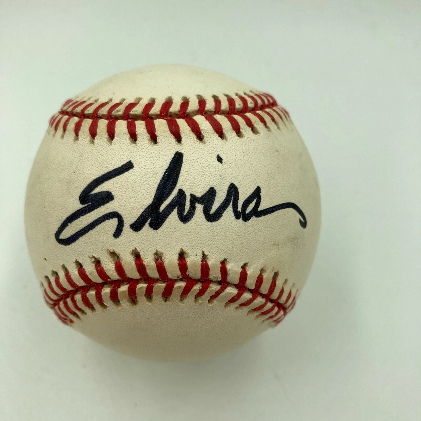 Cassandra Peterson Elvira Signed Baseball Mistress of the Dark JSA COA