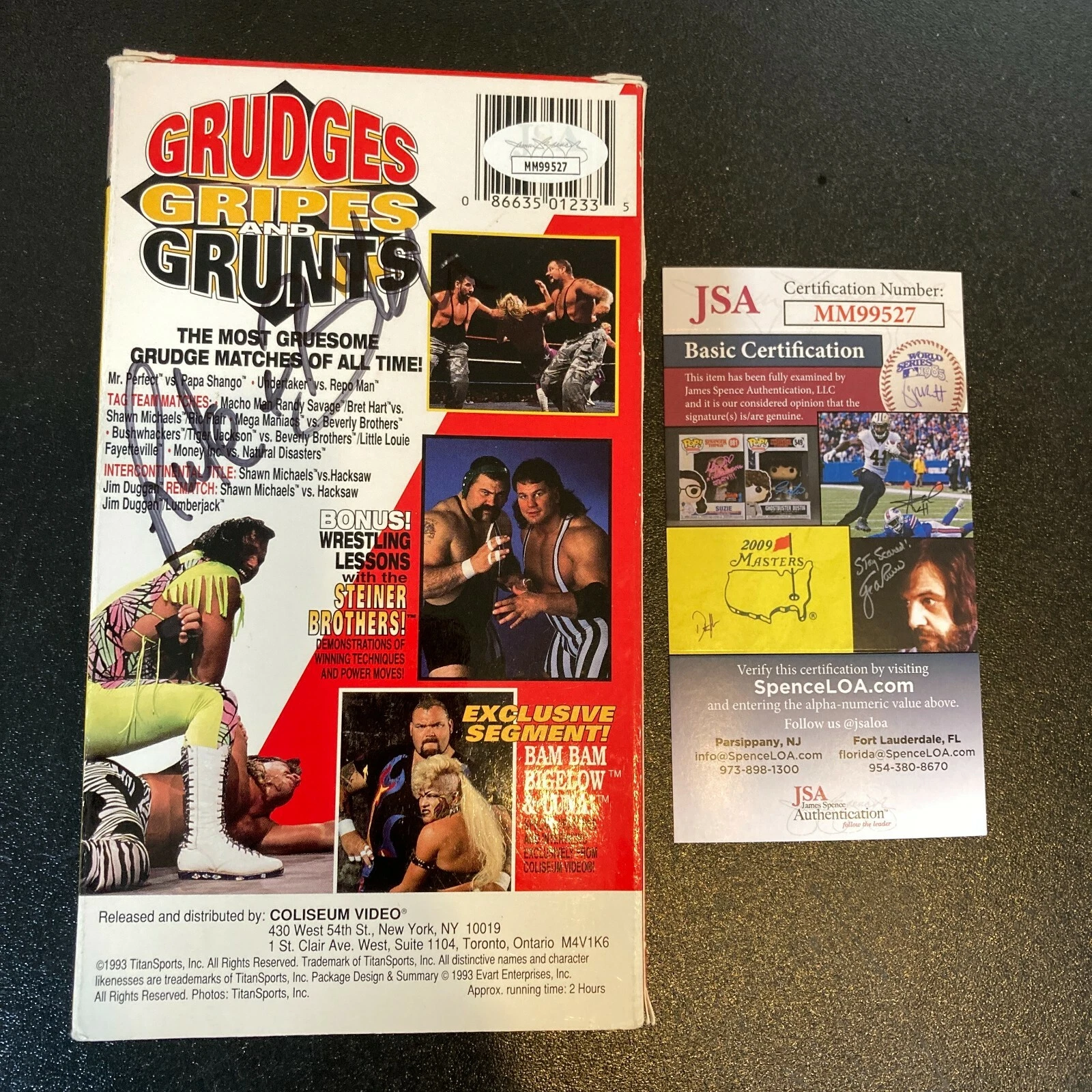 THE BUSHWHACKERS LUKE BUSHWHACKER & BUTCH BUSHWHACKER SIGNED VHS MOVIE JSA COA COLLECTIBLE MEMORABILIA