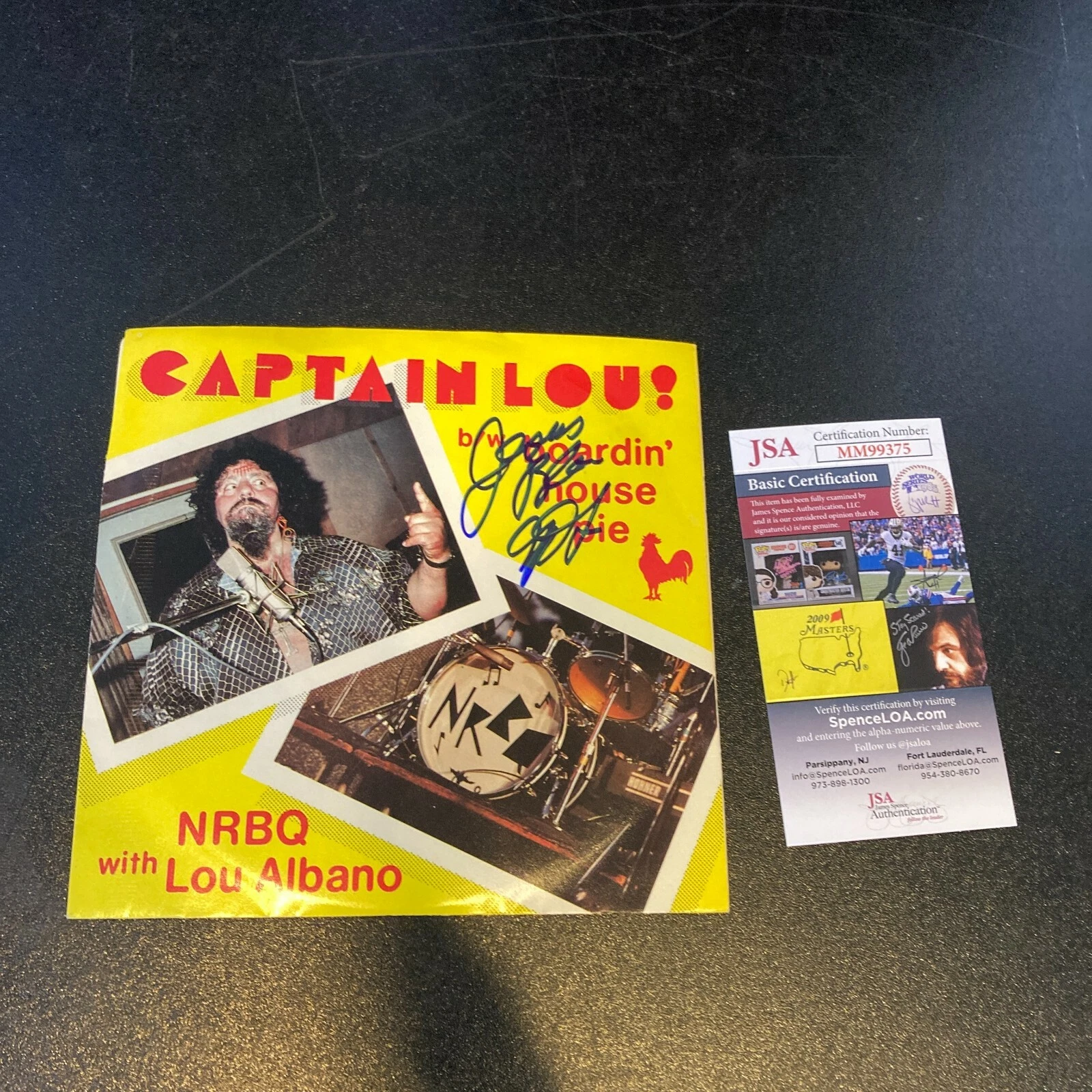 Captain Lou Albano Signed Autographed Vintage LP Record Album With JSA COA