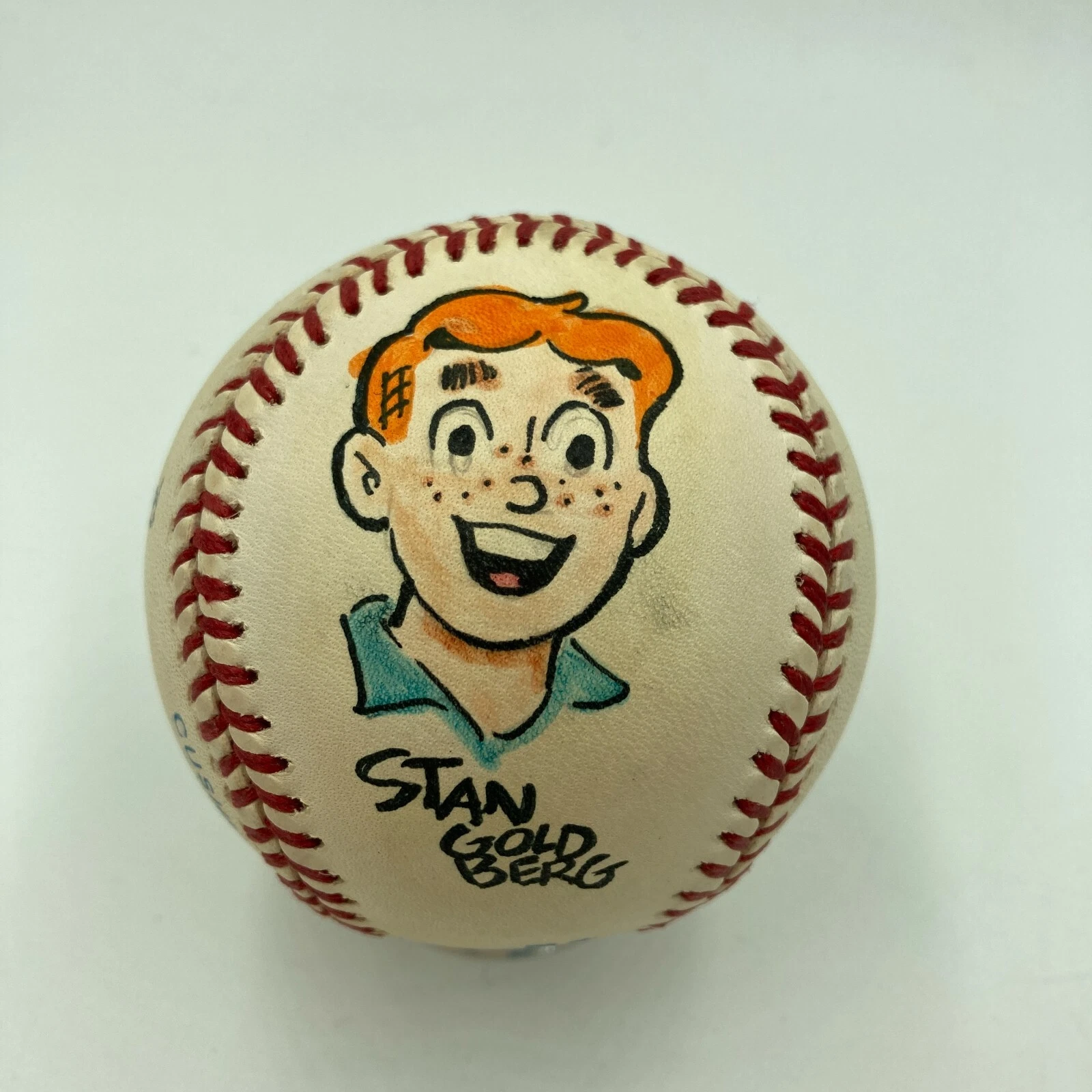 Cartoonist Signed Baseball Stan Goldberg Hank Ketcham Will Eisner Reg Smythe JSA