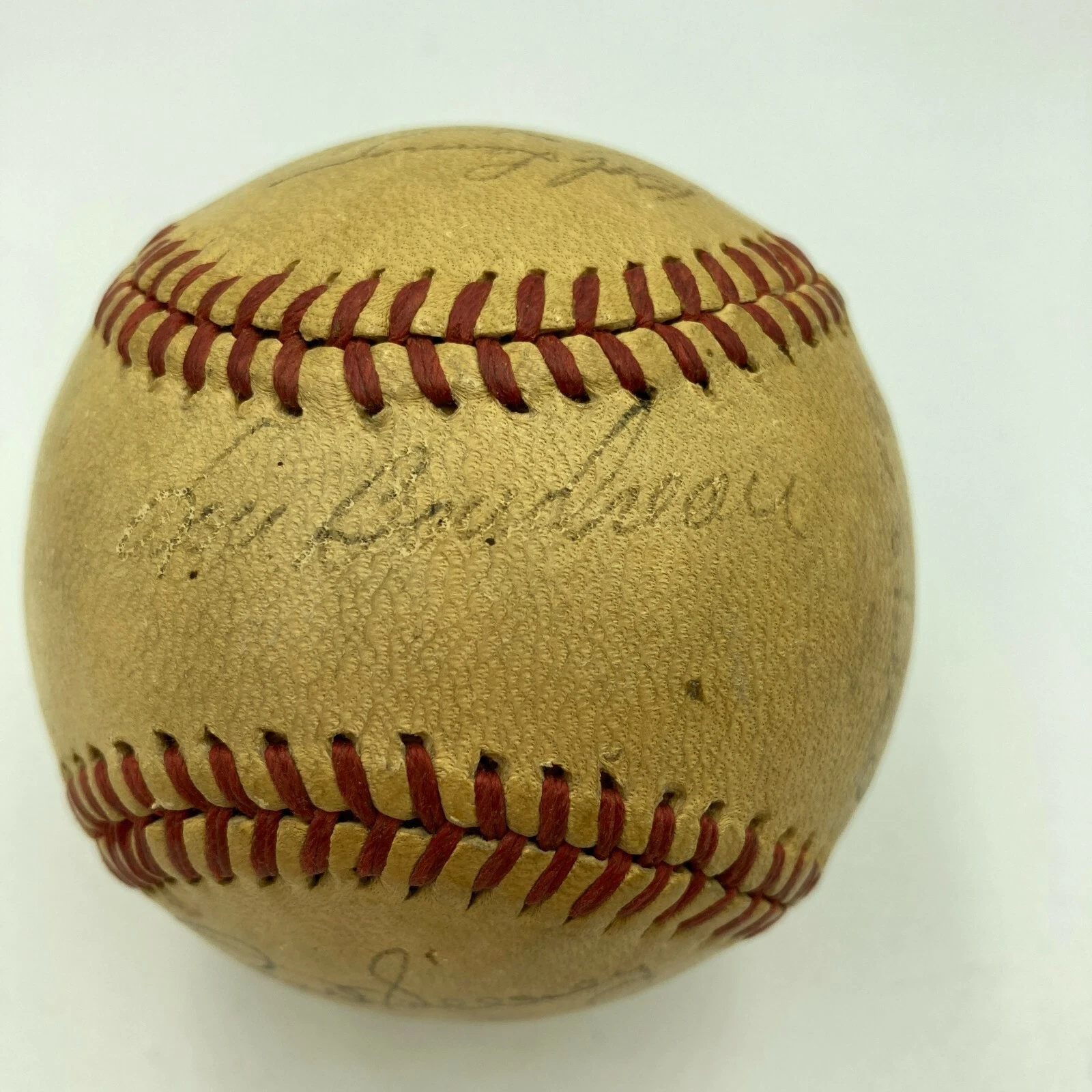 1946 CLEVELAND INDIANS TEAM SIGNED OFFICIAL AMERICAN LEAGUE HARRIDGE BASEBALL COLLECTIBLE MEMORABILIA