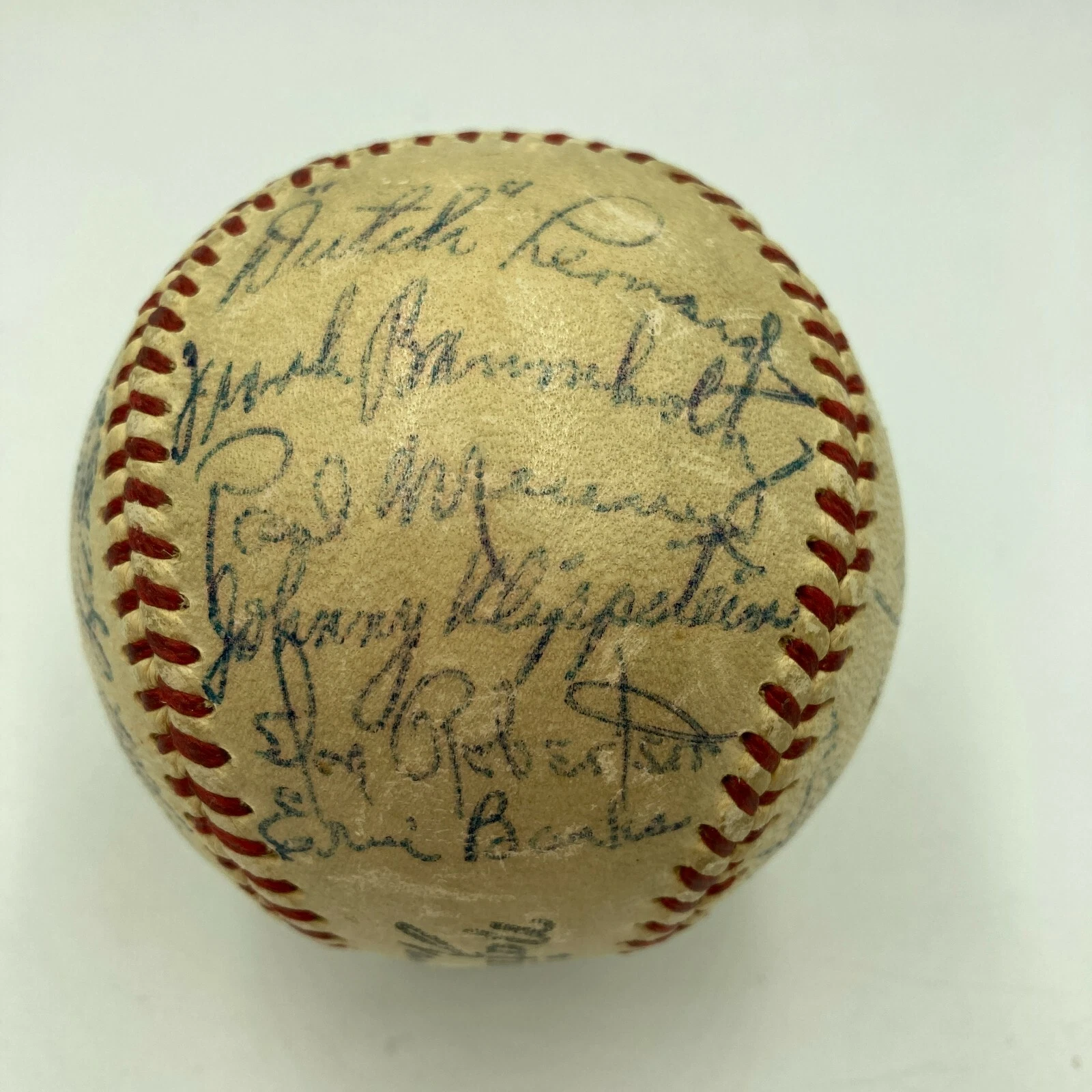 1954 ERNIE BANKS ROOKIE CHICAGO CUBS TEAM SIGNED NATIONAL LEAGUE BASEBALL JSA COLLECTIBLE MEMORABILIA