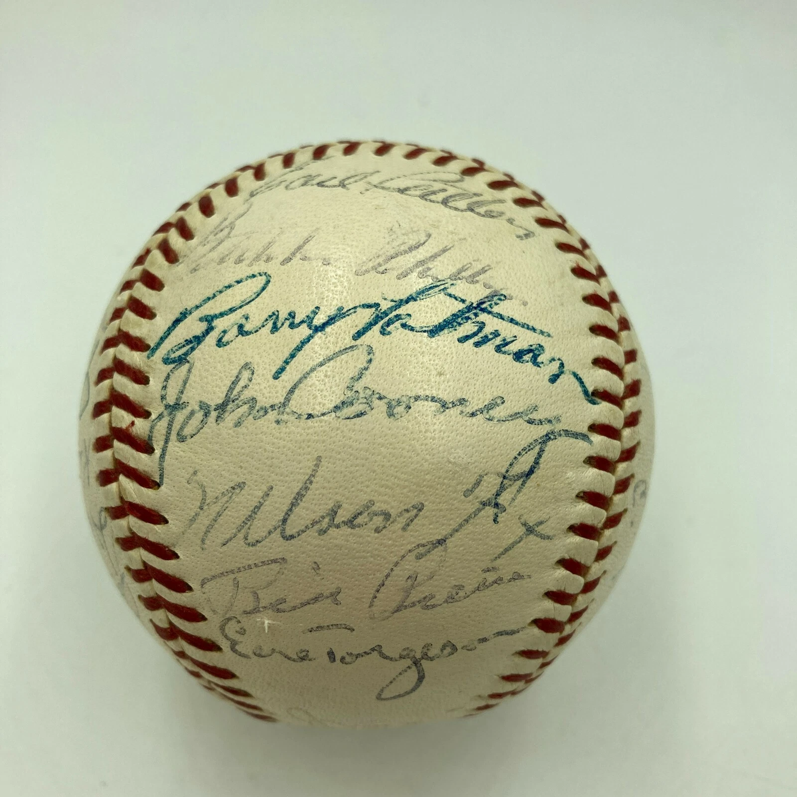 1959 Chicago White Sox AL Champs Team Signed Baseball Nellie Fox JSA COA