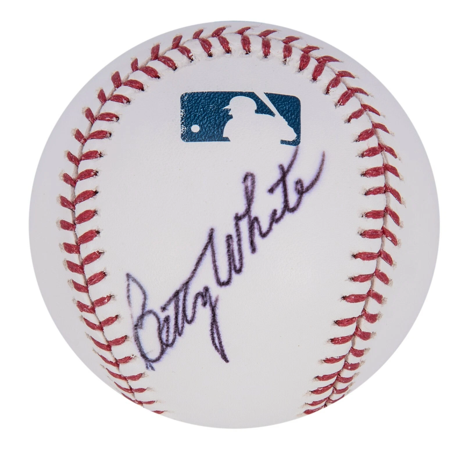 Betty White Signed Official Major League Baseball JSA Sticker