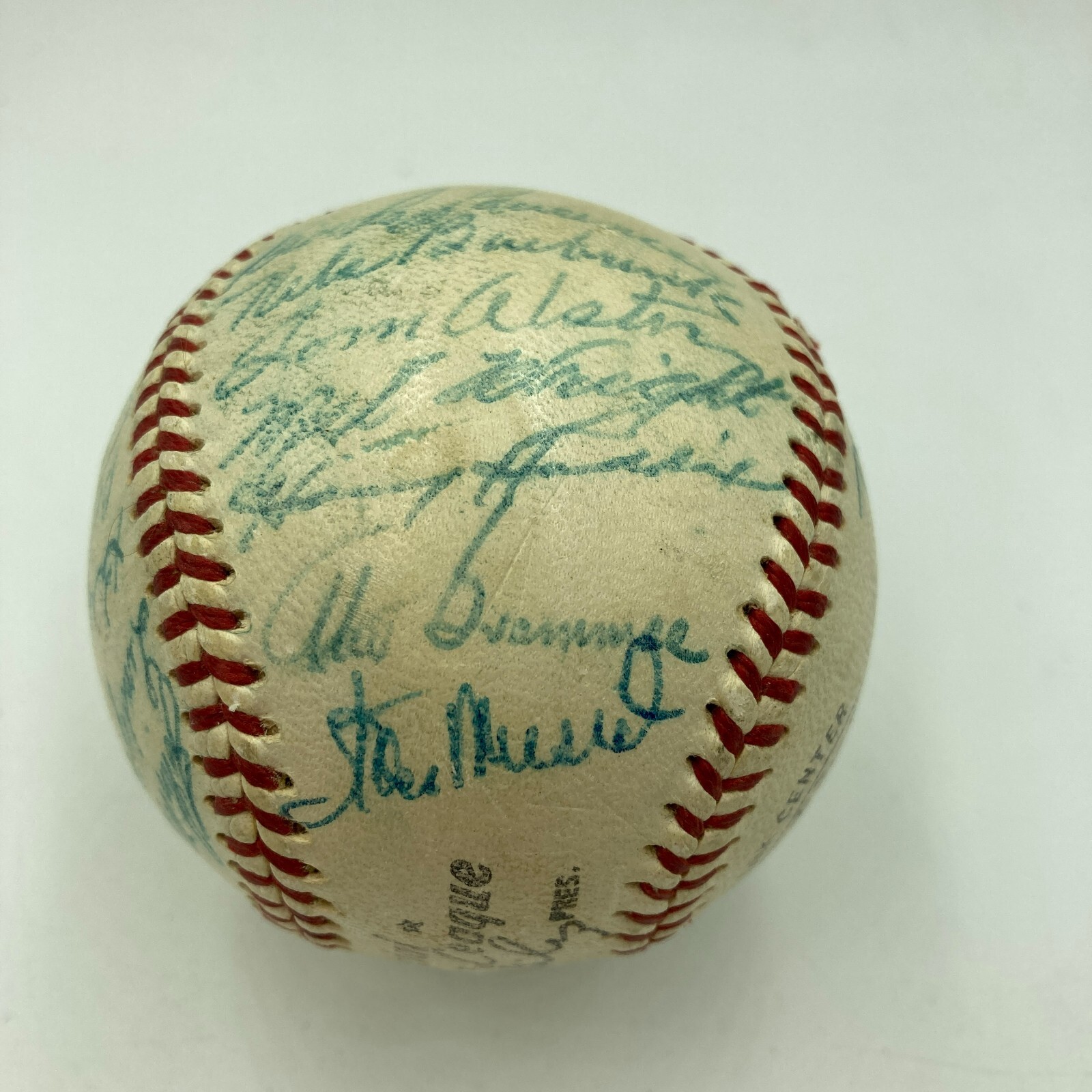 1955 St. Louis Cardinals Team Signed National League Baseball PSA DNA COA