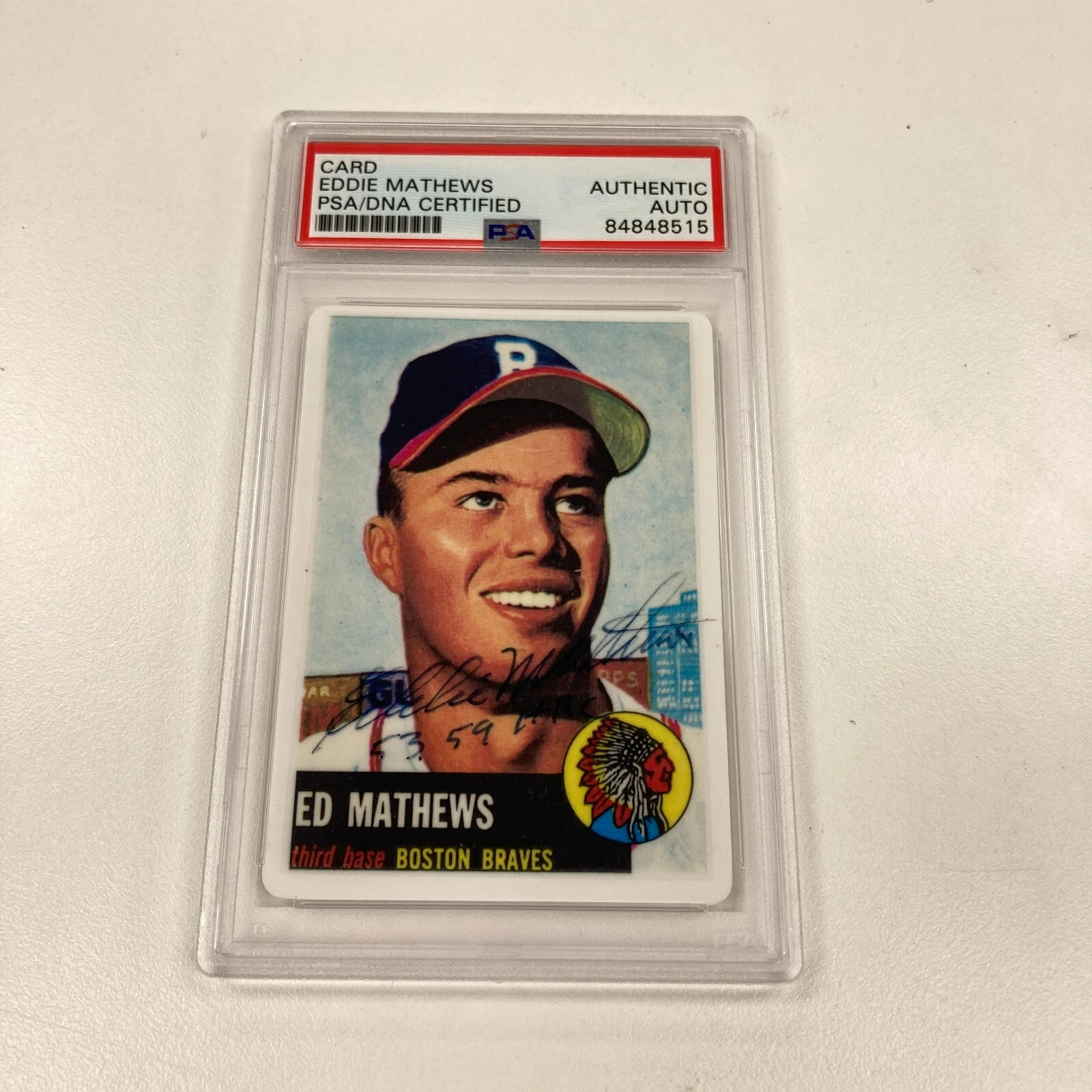 1953 Topps Eddie Mathews 
