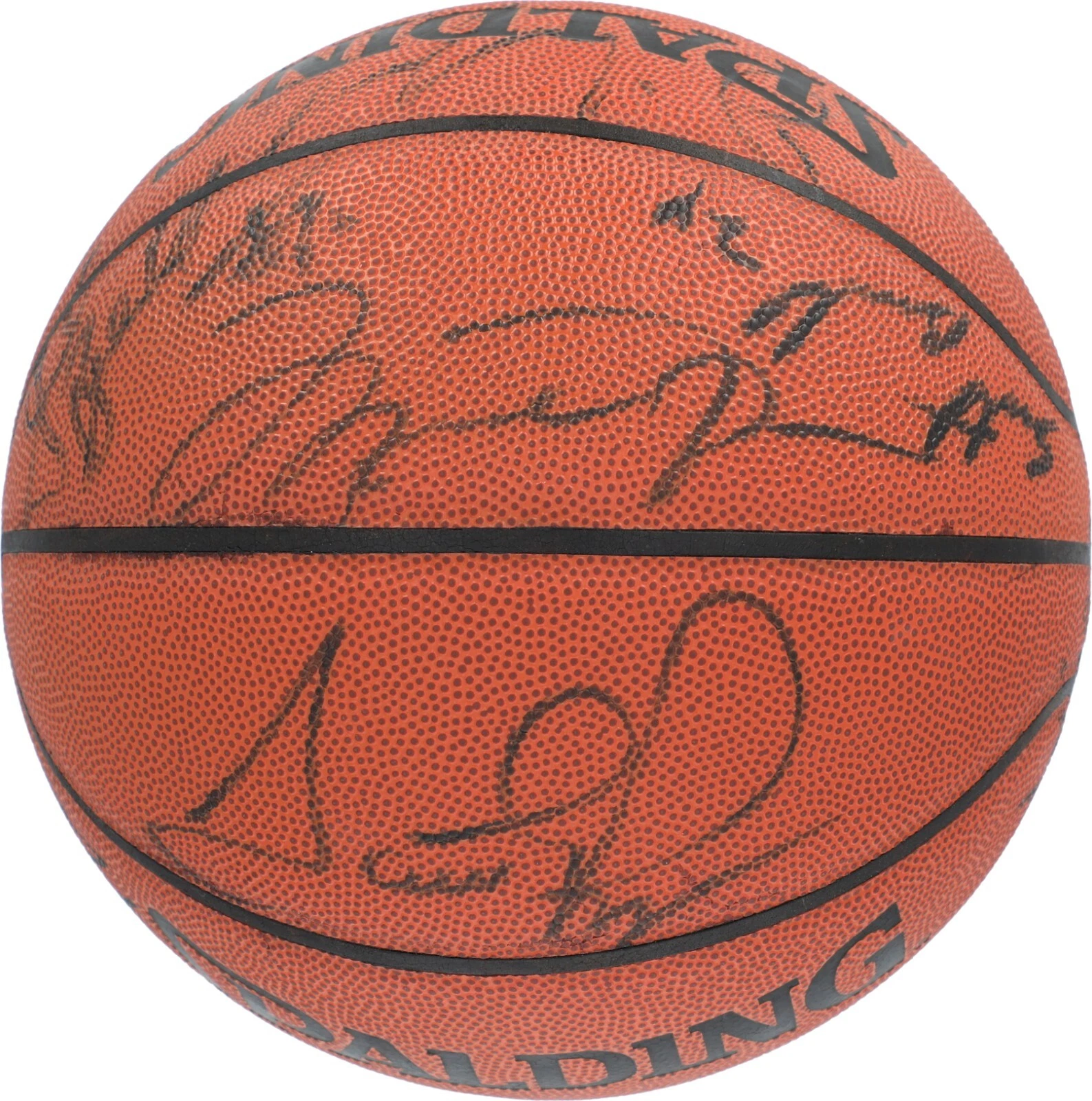 Michael Jordan 1997-98 Chicago Bulls Team Signed Basketball 