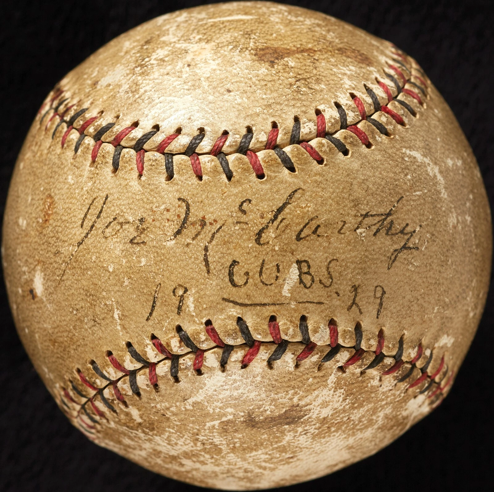1929 JOE MCCARTHY SINGLE SIGNED NATIONAL LEAGUE BASEBALL YANKEES CUBS PSA DNA COLLECTIBLE MEMORABILIA