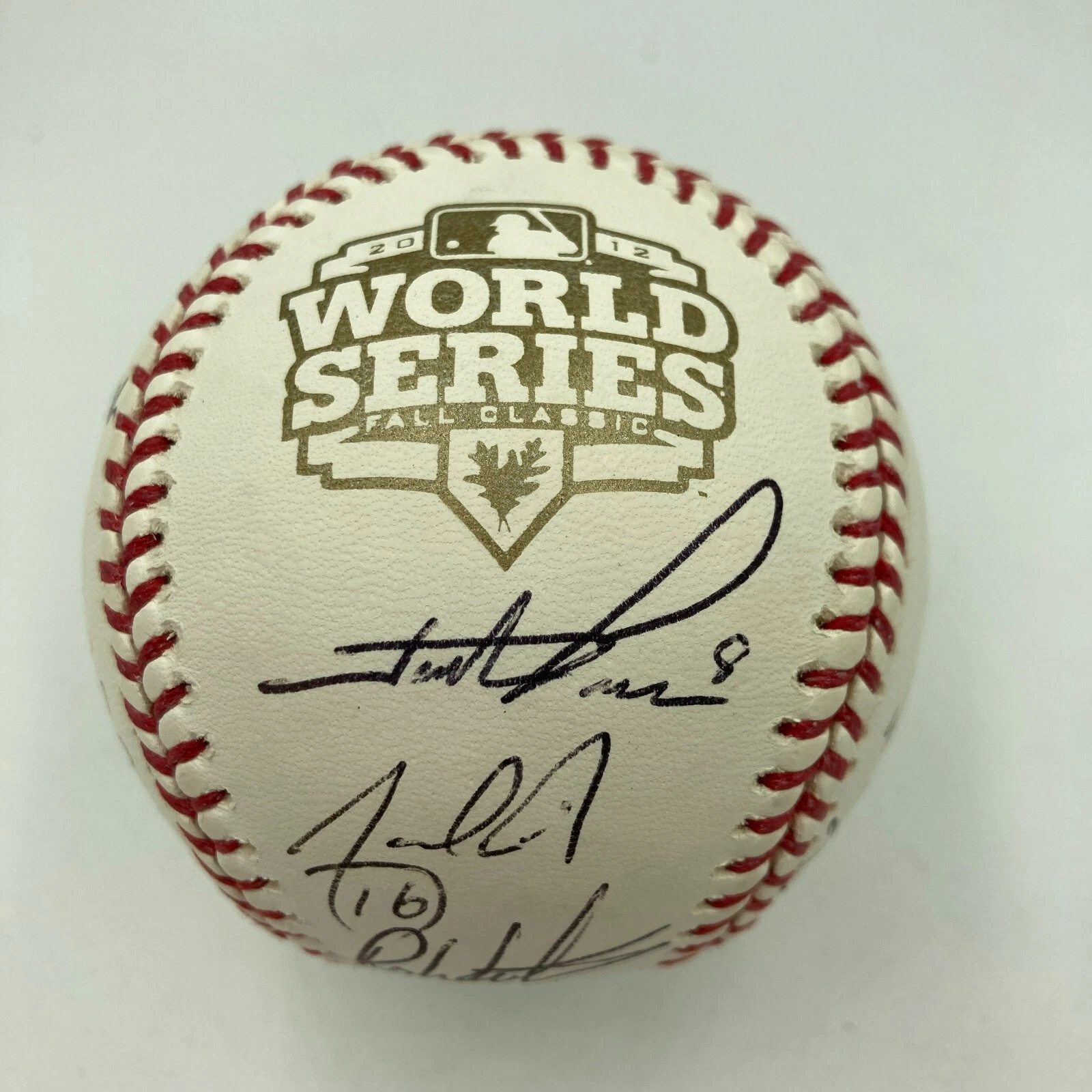 2012 San Francisco Giants World Series Champs Team Signed W.S. Baseball JSA COA