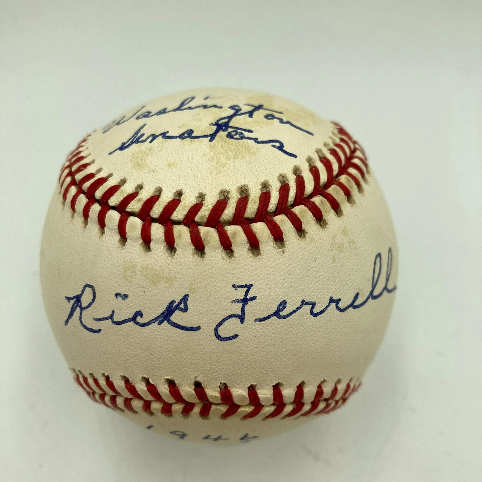 Rick Ferrell Signed Heavily Inscribed American League Baseball JSA COA