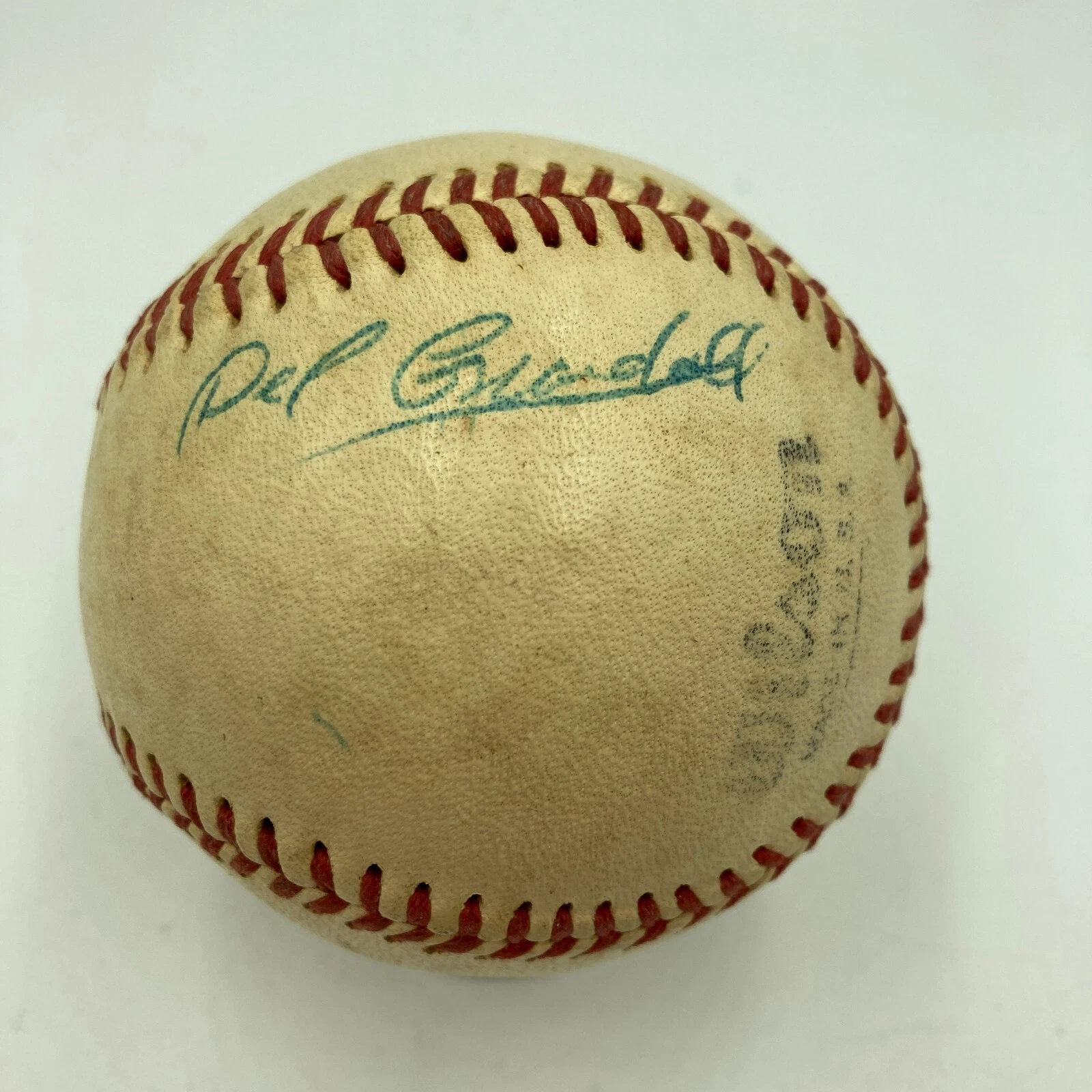 Del Crandall Signed Vintage 1940's Official Minor League Baseball