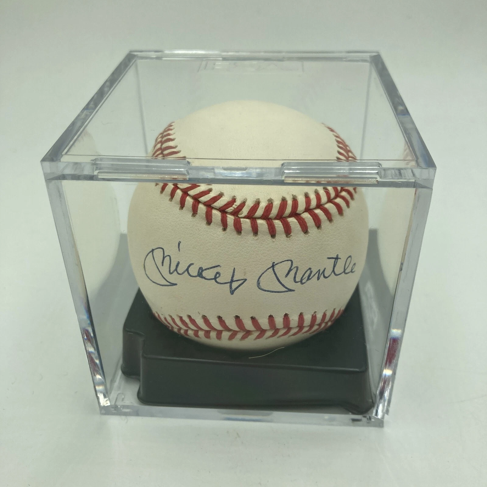Mickey Mantle Signed American League Baseball PSA DNA Graded 10 GEM MINT