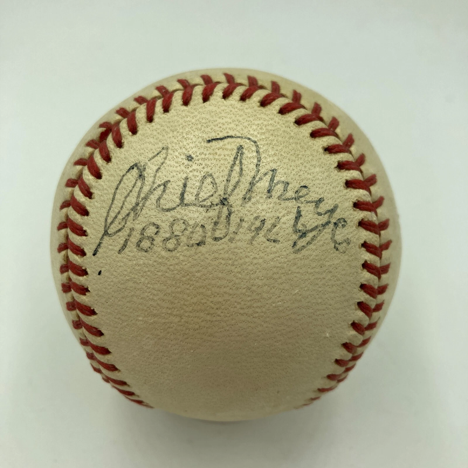 Fred Snodgrass Chief Meyers Al Bridwell Larry Doyle Giants Signed Baseball JSA
