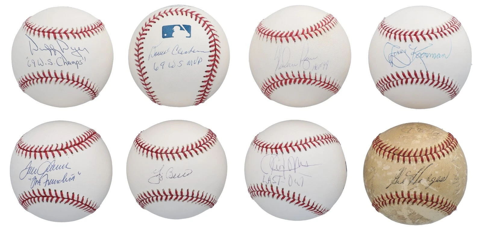 1969 New York Mets WS Champs Team Signed Baseball Collection 40 Balls JSA COA