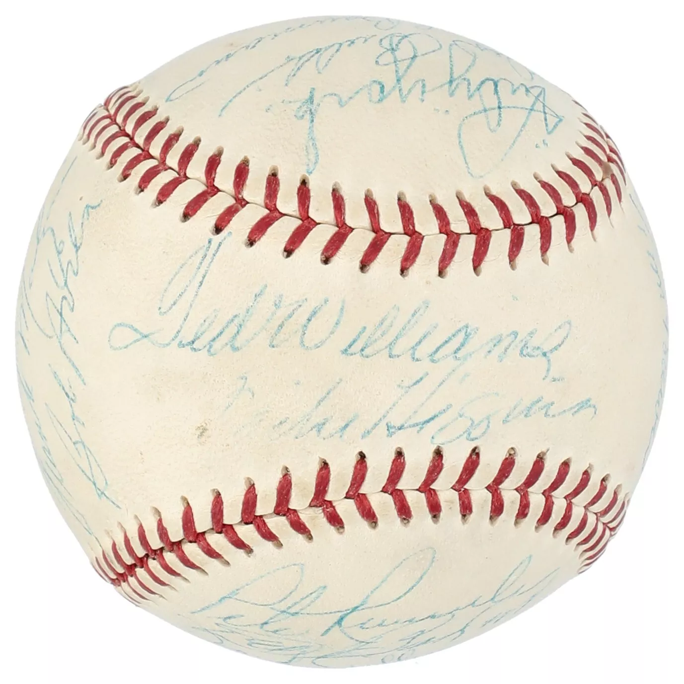 Ted Williams 1959 Boston Red Sox Team Signed Baseball Beckett COA