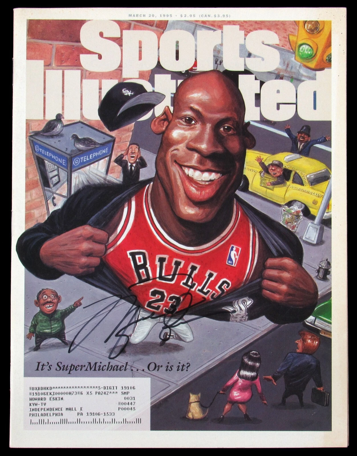 Michael Jordan Signed 1995 