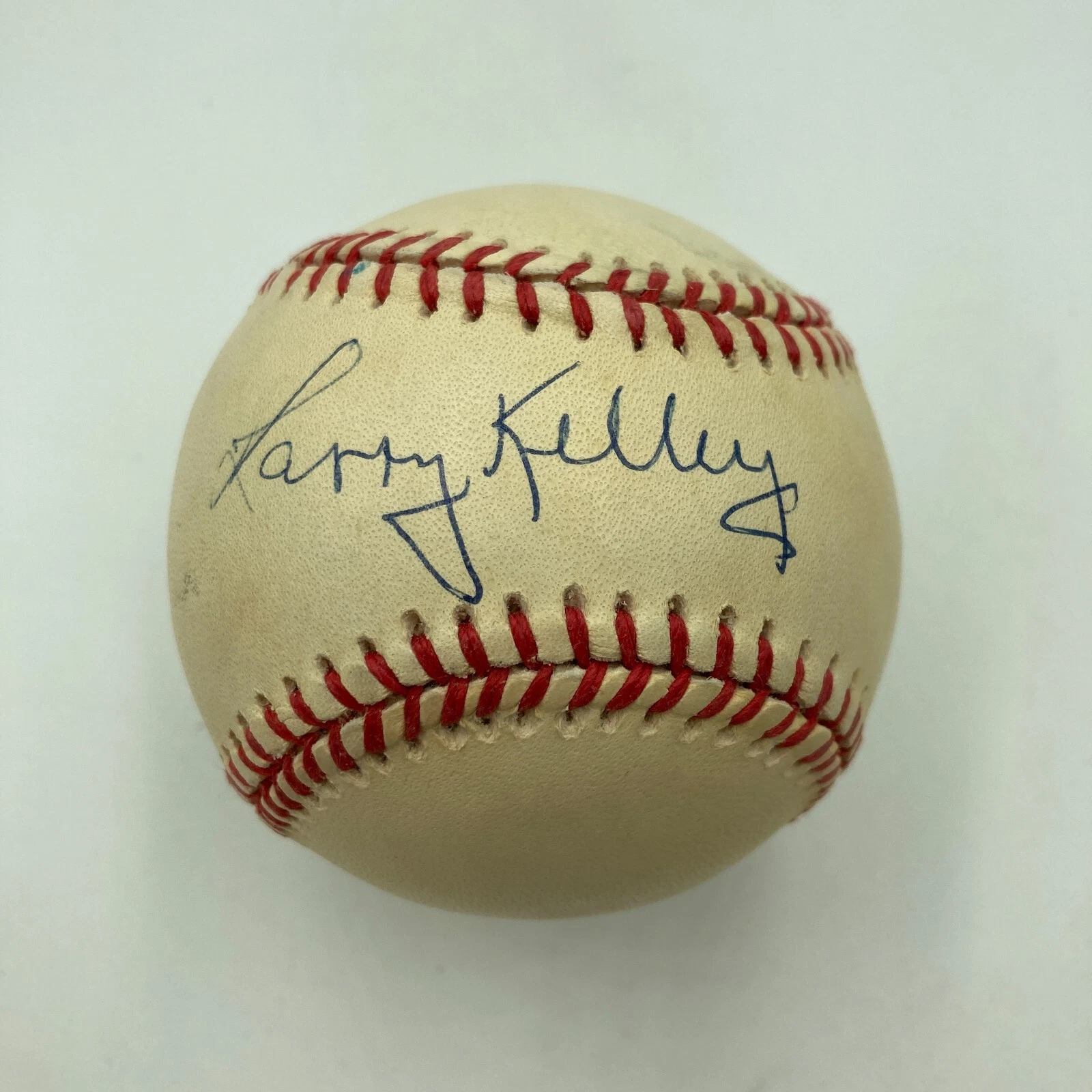 Larry Kelley Heisman Trophy 1936 Signed American League Baseball PSA DNA