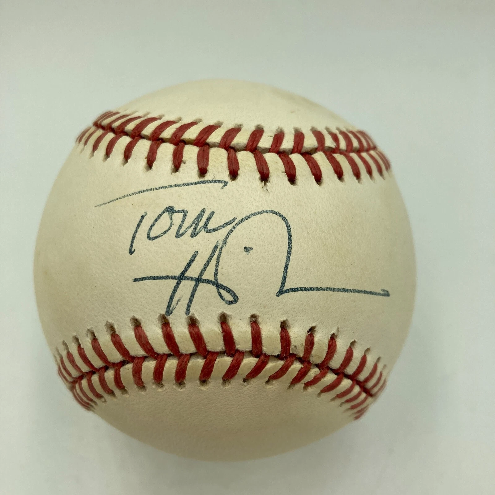 Tom Heinsohn Signed American League Baseball Boston Celtics HOF JSA COA