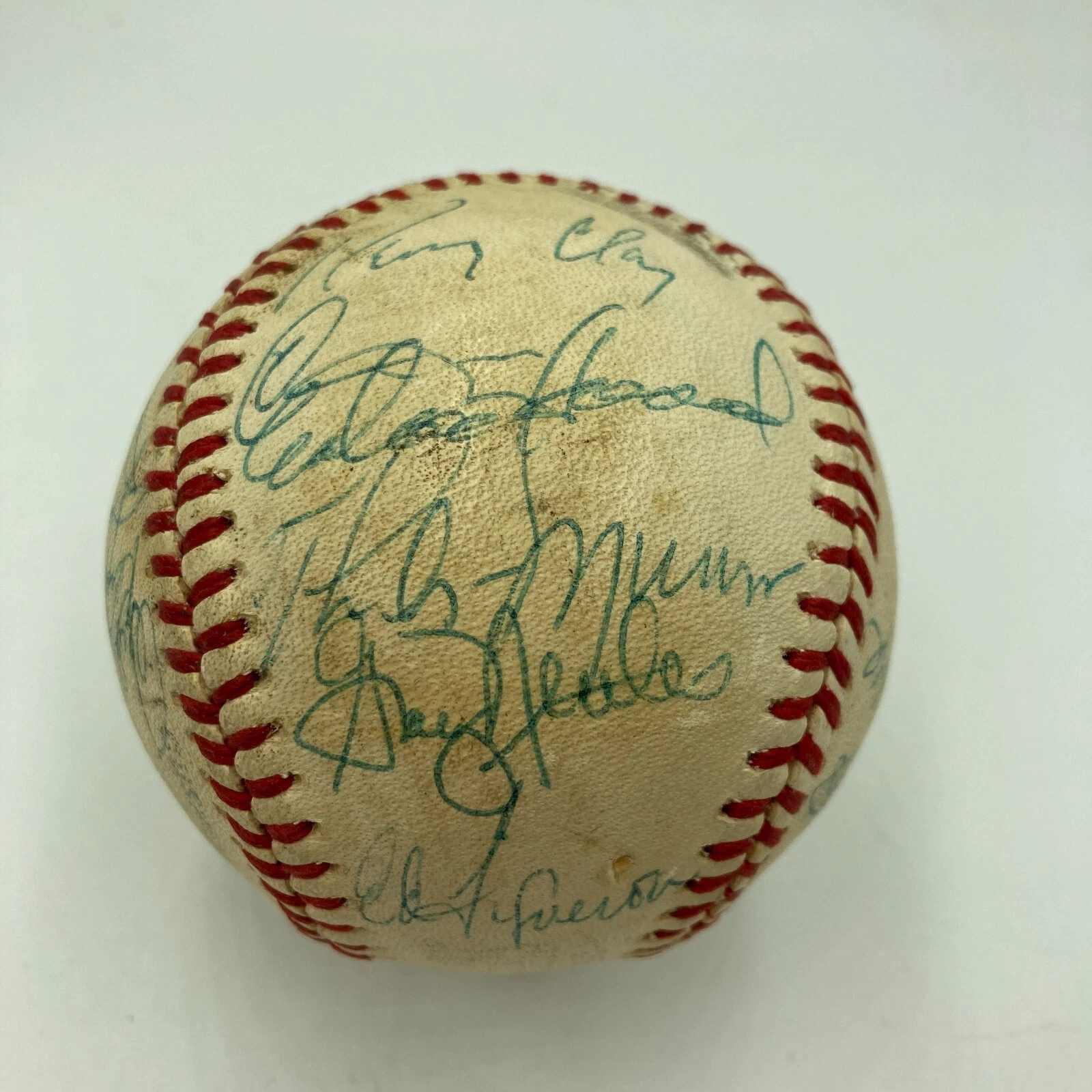 1978 New York Yankees World Series Champs Team Signed Baseball With Munson JSA