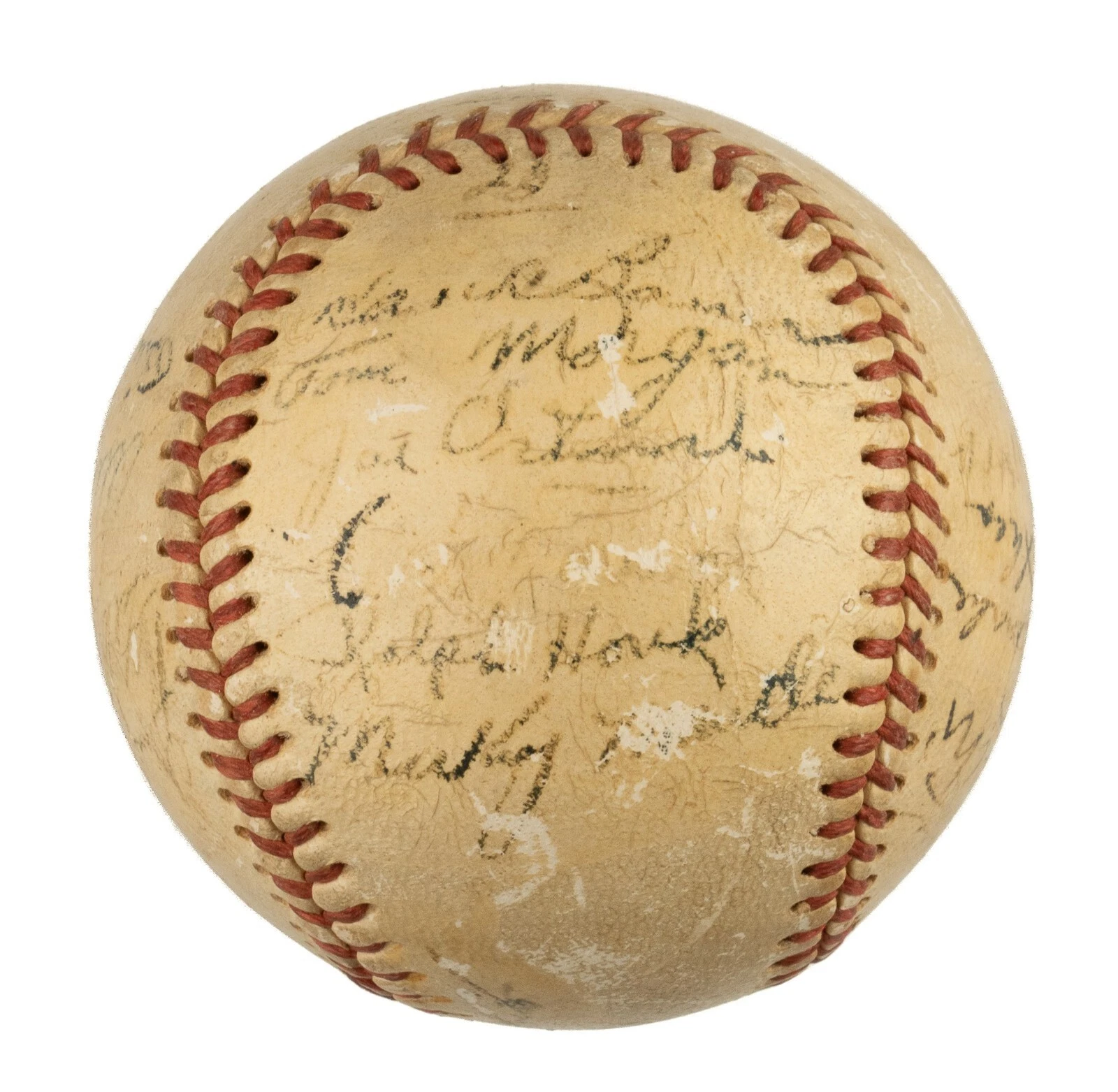 1952 NEW YORK YANKEES WORLD SERIES CHAMPS TEAM SIGNED BASEBALL MICKEY MANTLE JSA COLLECTIBLE MEMORABILIA