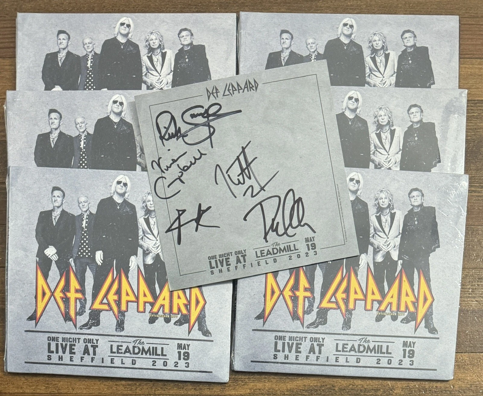 DEF LEPPARD One Night Only Live At The Leadmill CD & SIGNED Card Insert SEALED