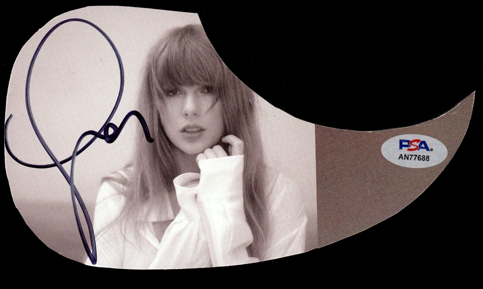 TAYLOR SWIFT SIGNED ADHESIVE GUITAR PICK GUARD PSA DNA COA AUTHENTIC AUTOGRAPH