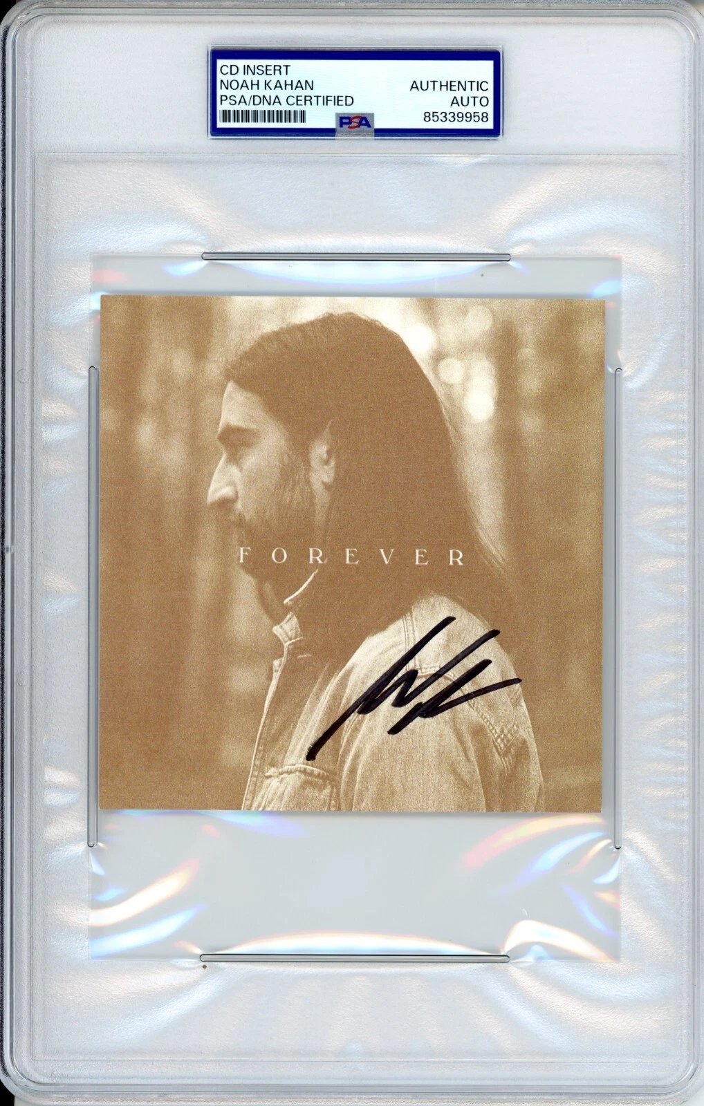 SIGNED Noah Kahan Picture Stick Season Forever Album Cover PSA DNA COA Certified