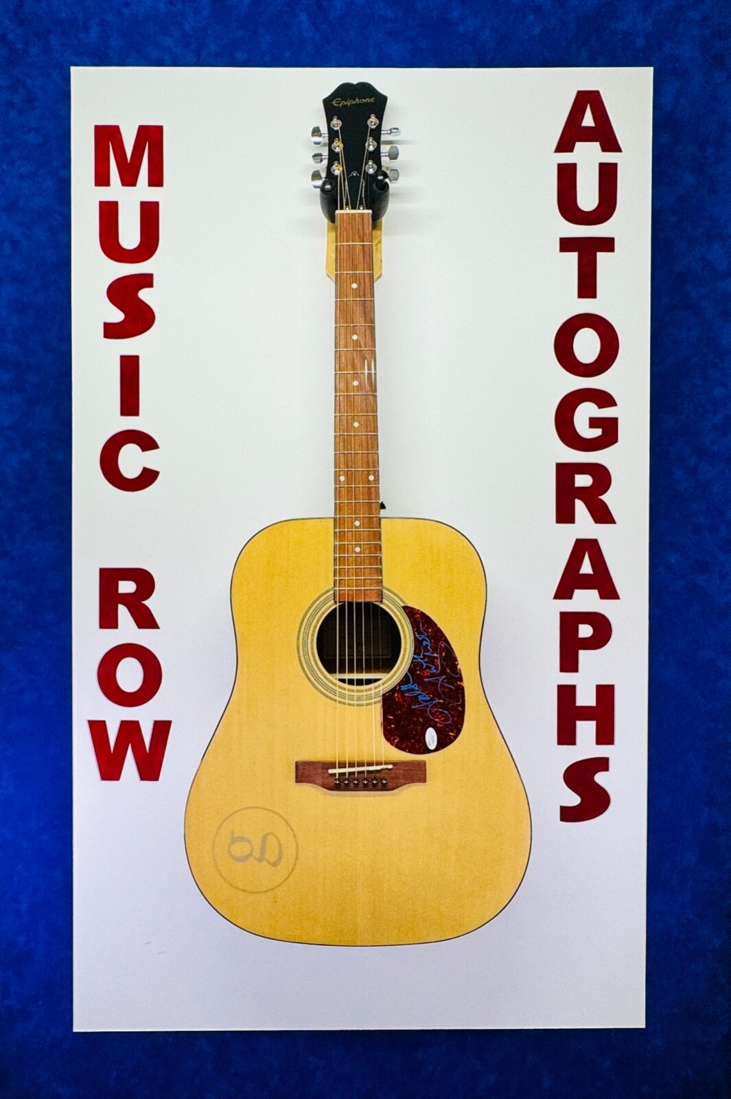 GARTH BROOKS Signed Epiphone Acoustic Guitar Autograph JSA COA Country Music