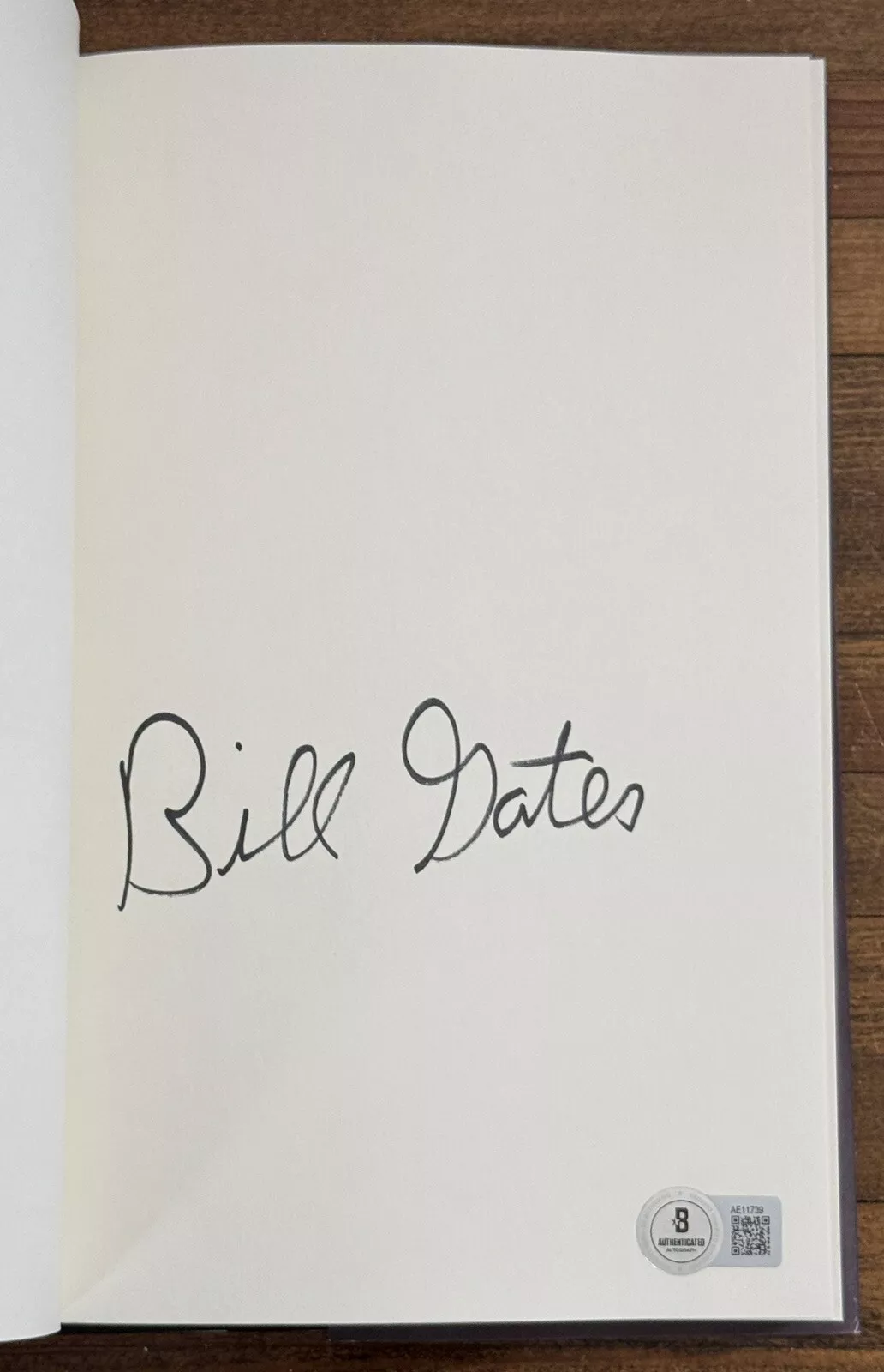 SIGNED Bill Gates Source Code Book 1st Edition Beckett BAS COA AUTOGRAPHED