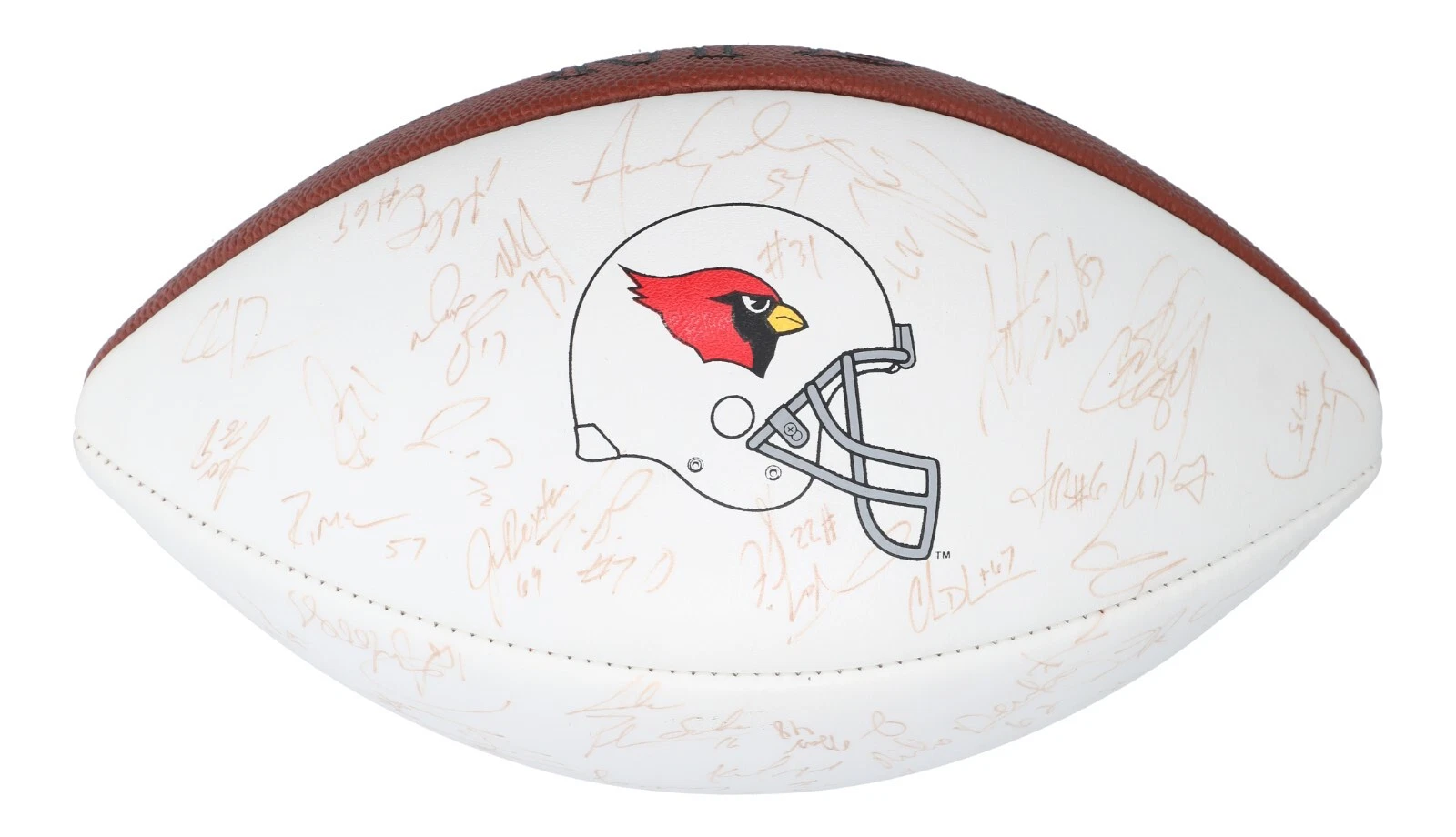 Pat Tillman 1998 Arizona Cardinals Team Signed Wilson NFL Football Beckett COA