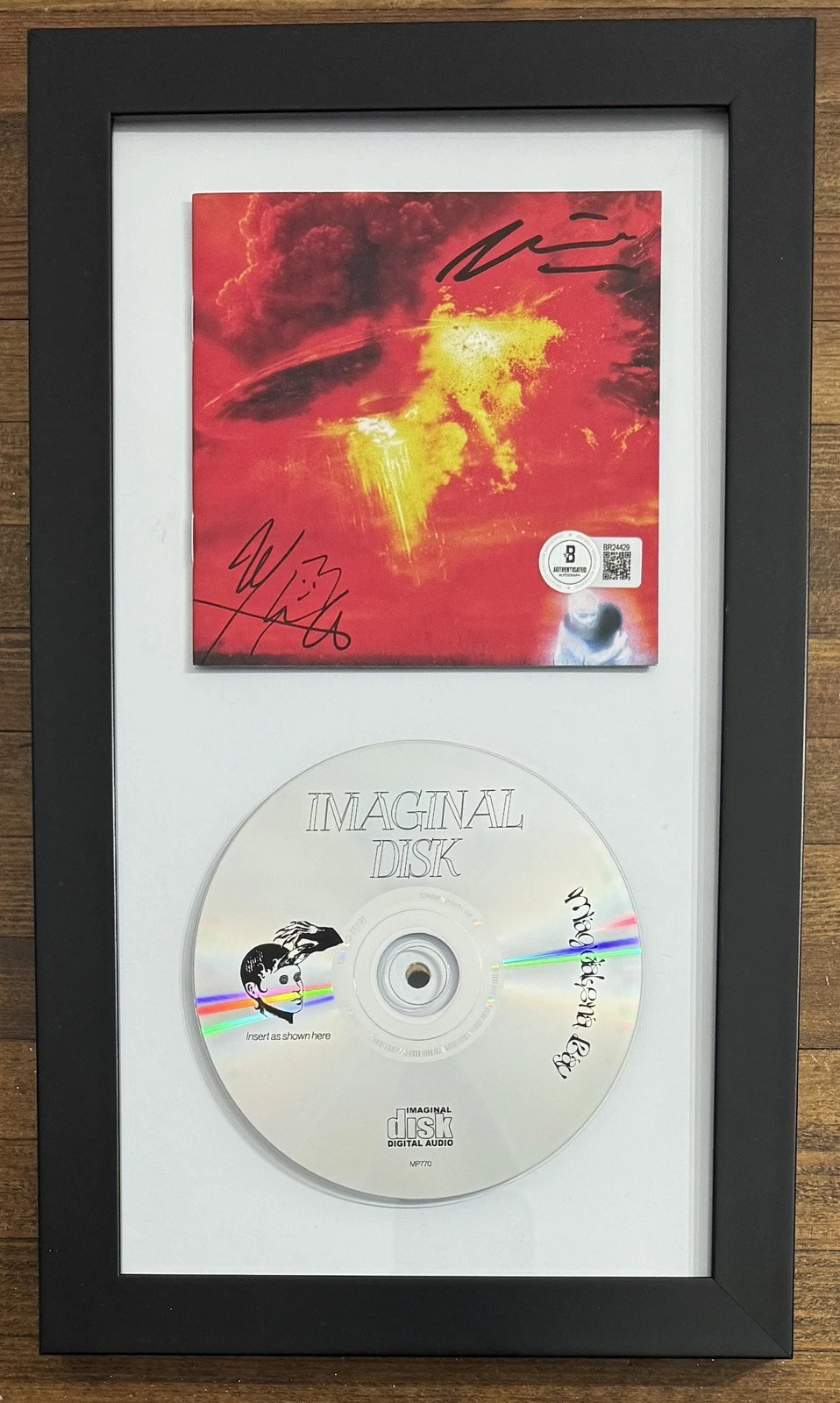 FRAMED SIGNED Magdalena Bay Imaginal Disk Autographed CD Book Beckett BAS COA